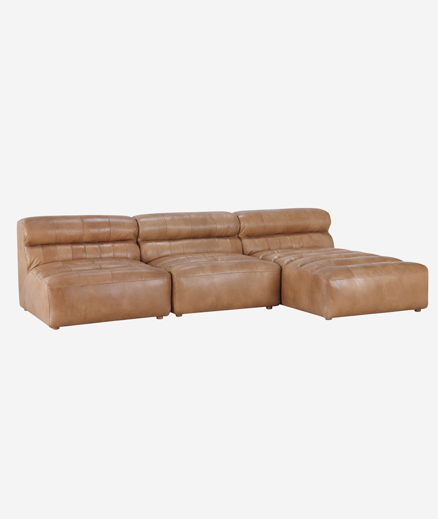 Ramsay Leather Sectional - BEAM