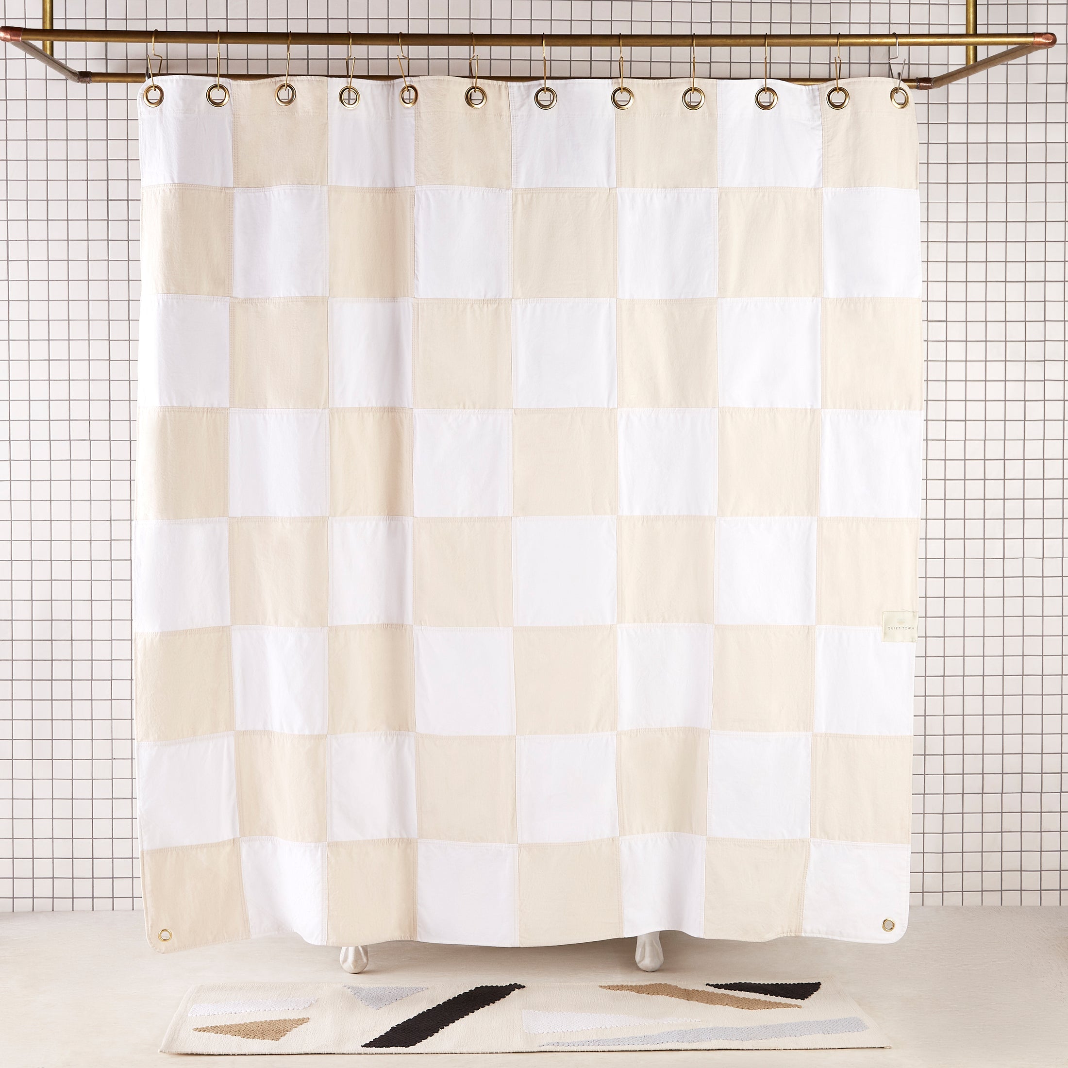 The Checker Shower Curtain - More Options