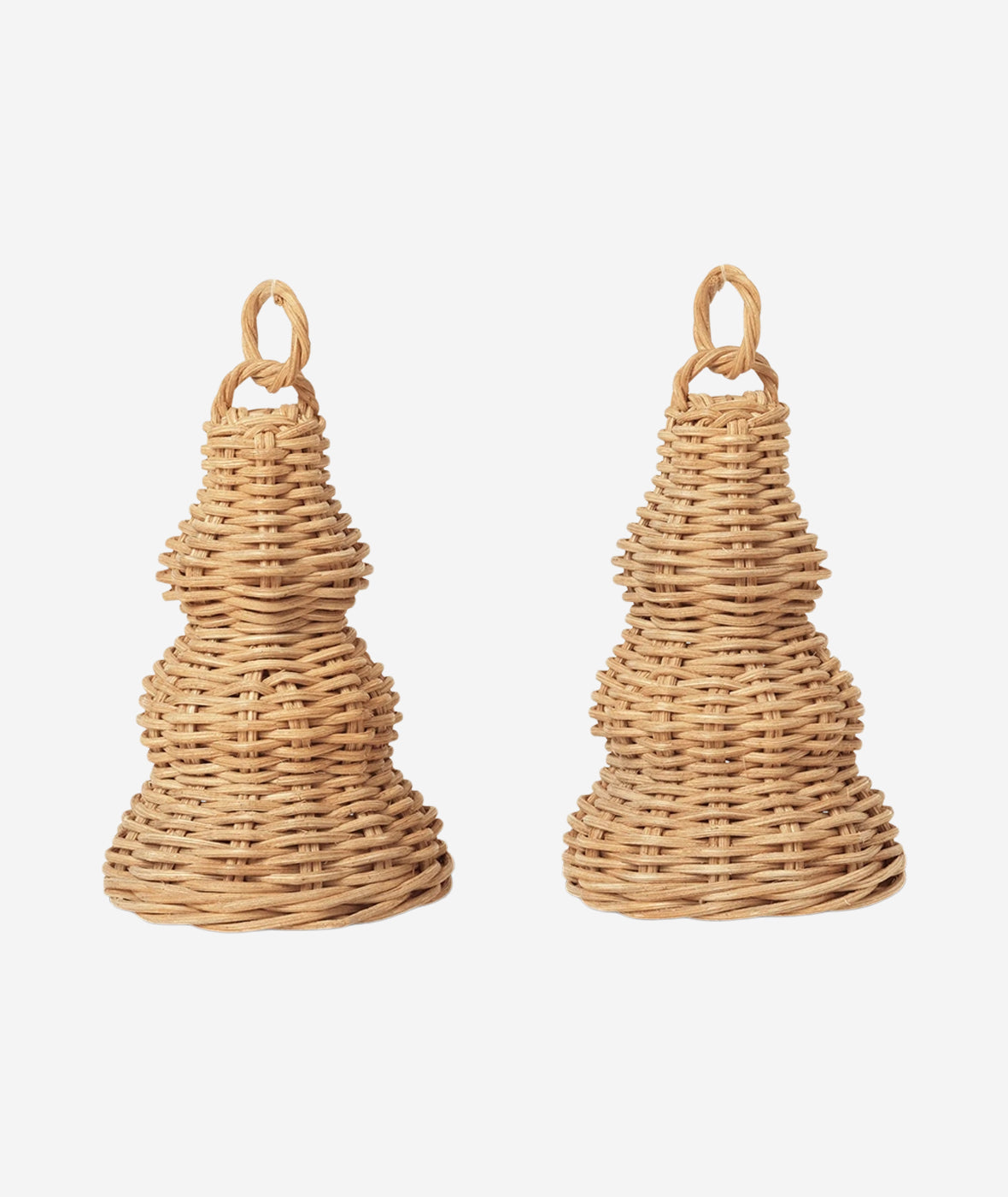 Braided Bell Baubles Set/2