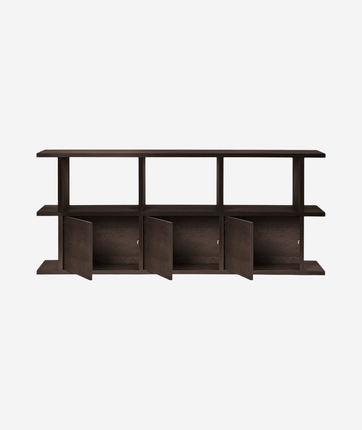 Kona Bookcase w/3 Cabinet Inserts - More Options