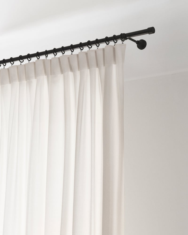 Hooks + Rings for Curtain Rods Set/16 - More Options