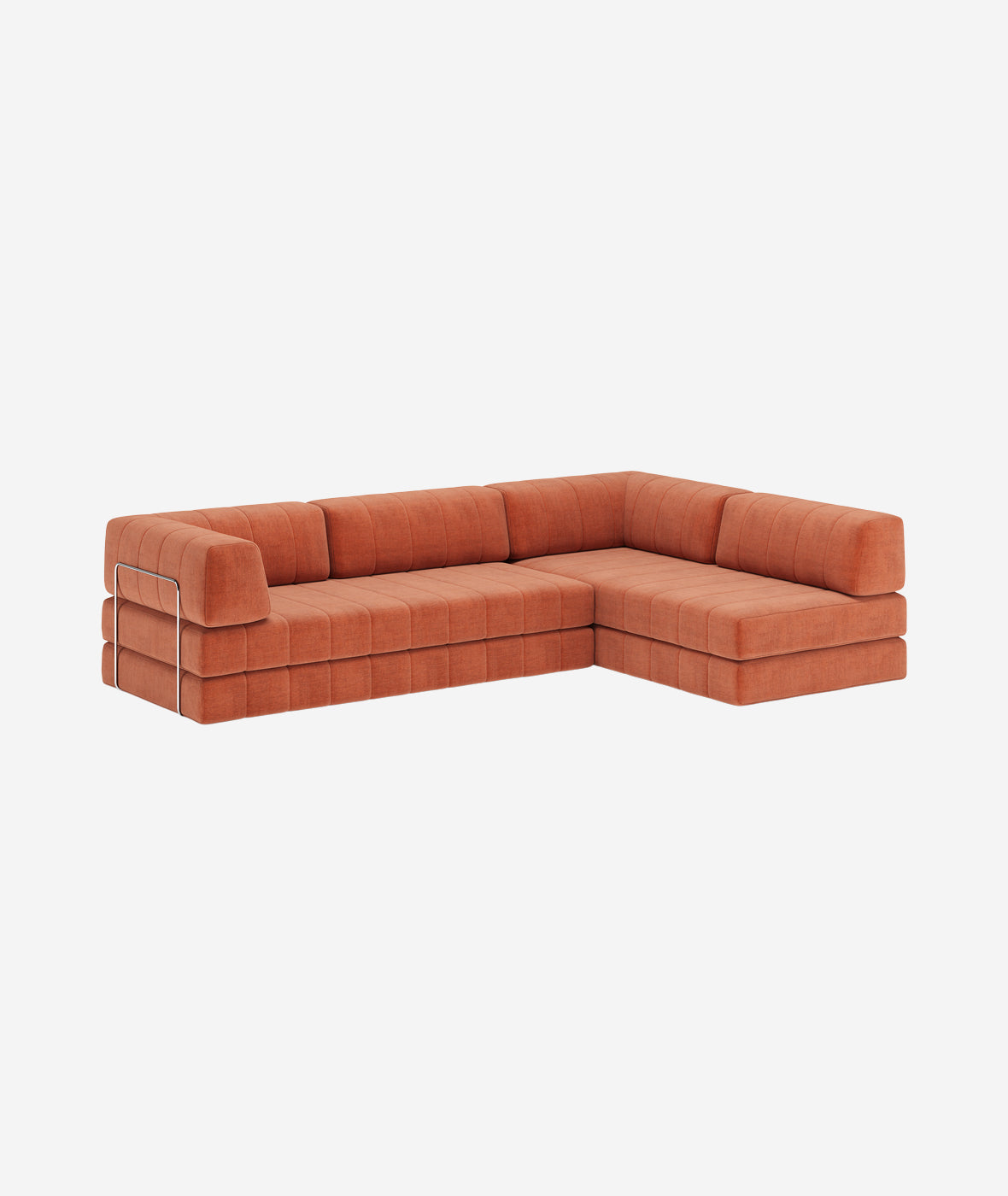 Cozypad Sleeper Sofa Corner w/Open End - More Options