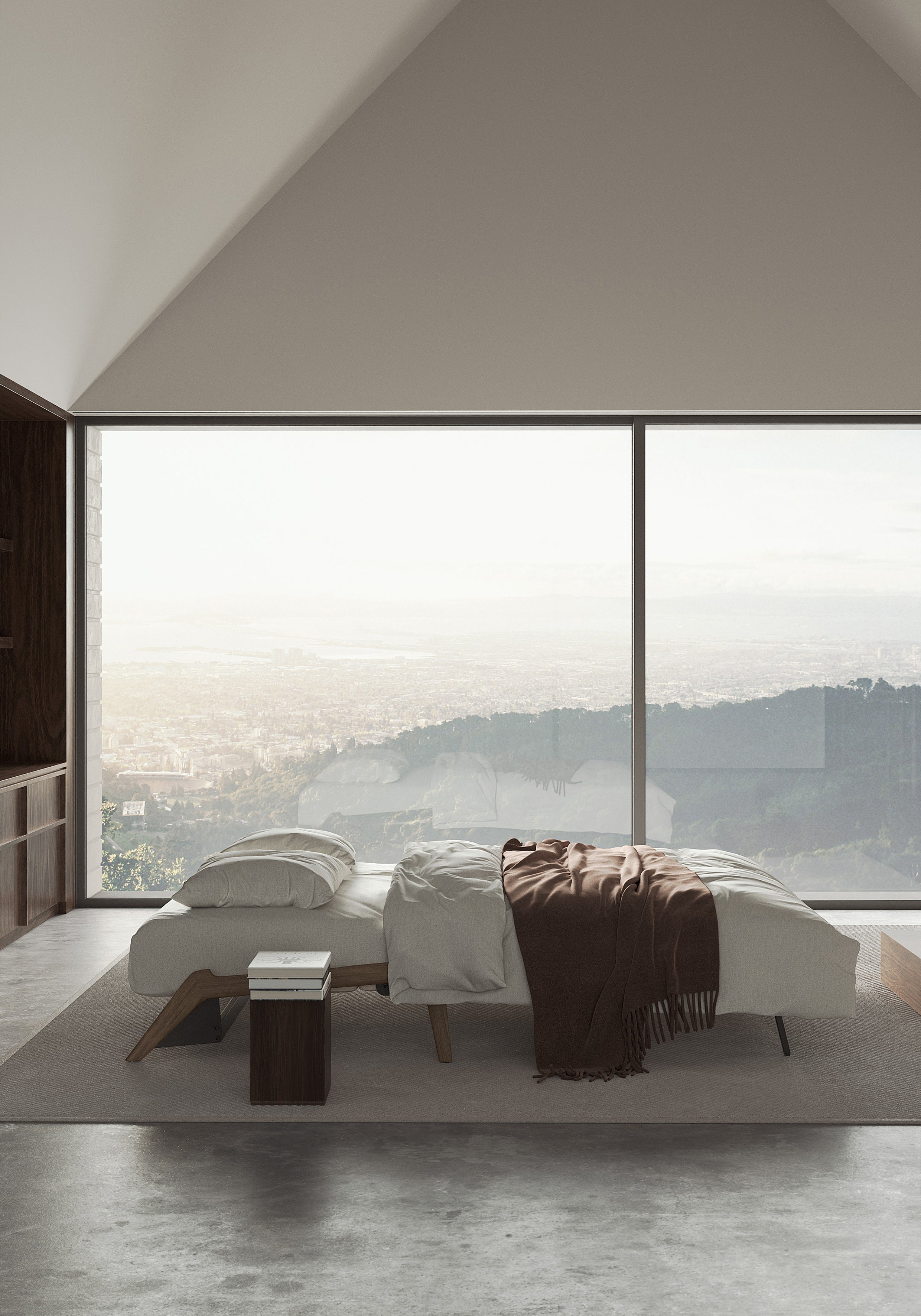 Cubed Armless Sleeper Sofa - More Options