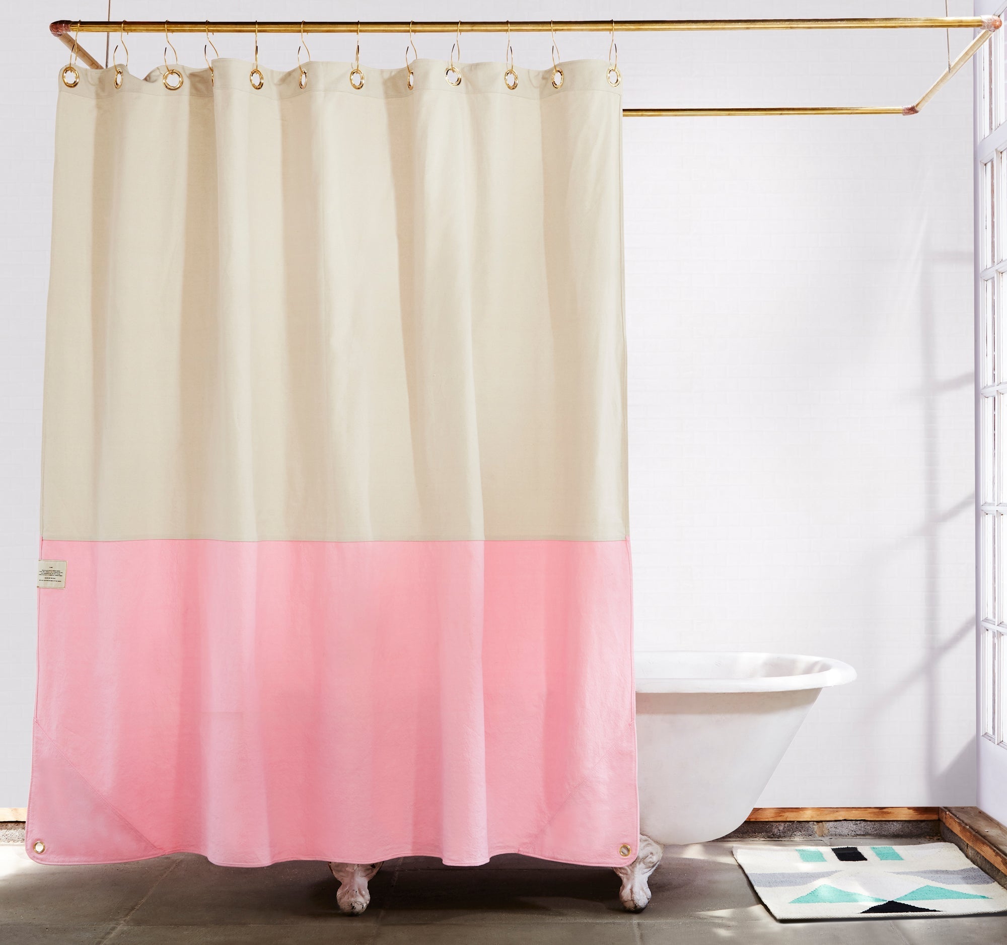 Orient Canvas Shower Curtain - More Options