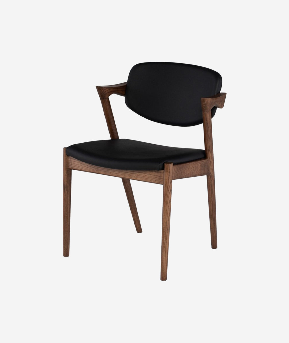 Kalli Dining Chair - Black/Walnut