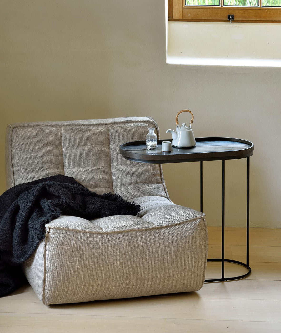 Oblong Tray Side Table