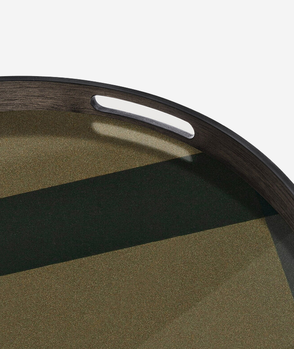 Circle Angle Glass Tray