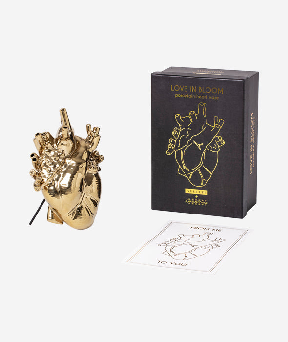 Love In Bloom Vase Gold Seletti - BEAM // Design Store