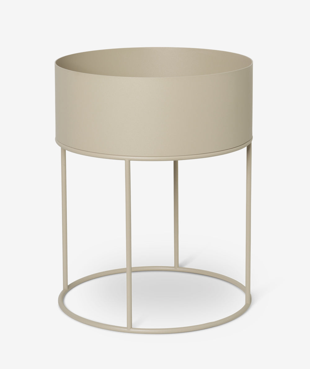 ferm living plant box small schwarz Ferm Living - Plant Box - Round