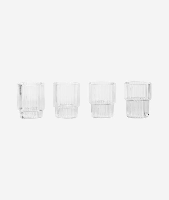 Ripple Small Glasses Set/4 Ferm Living - BEAM // Design Store