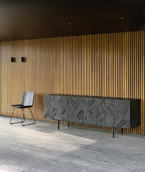 Graphic Sideboard - 4 Doors Ethnicraft - BEAM // Design Store