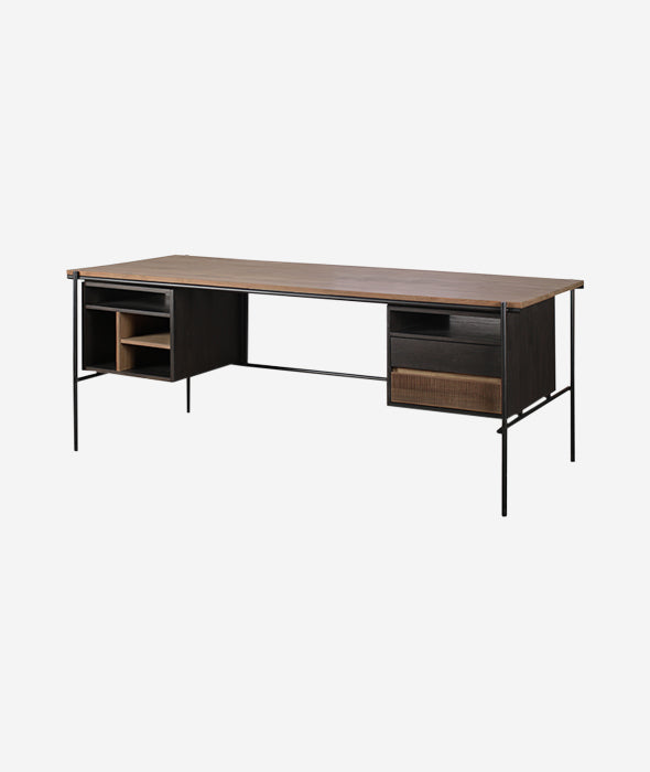 Oscar Desk w/Drawers Ethnicraft - BEAM // Design Store