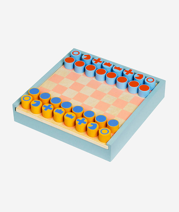 2-in-1 Chess + Checkers Set