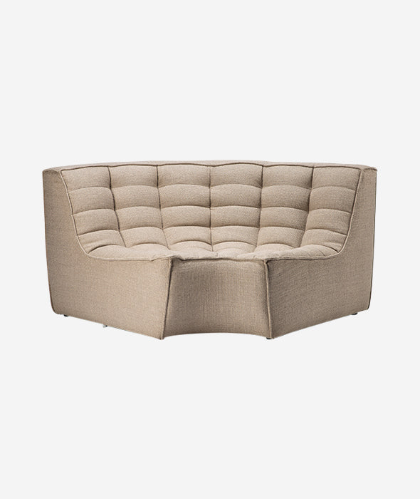 N701 Modular Round Corner Sofa - 4 Colors Ethnicraft - BEAM // Design Store