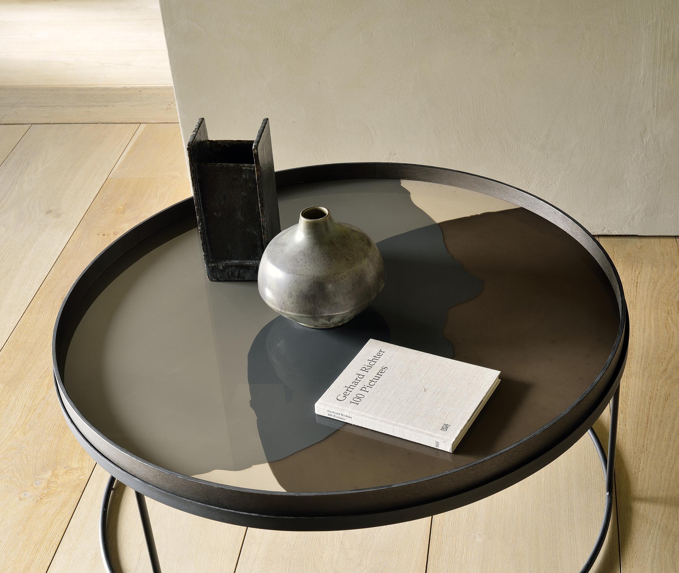 Dots Glass Round Tray - More Options