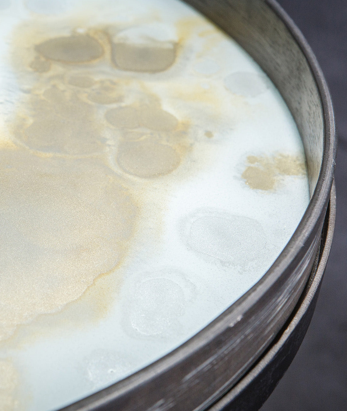 Organic Glass Round Tray - 3 Colors Ethnicraft - BEAM // Design Store