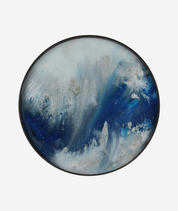 Organic Glass Round Tray - More Options