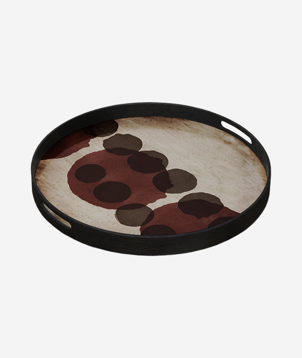 Dots Glass Round Tray - 4 Styles Ethnicraft - BEAM // Design Store
