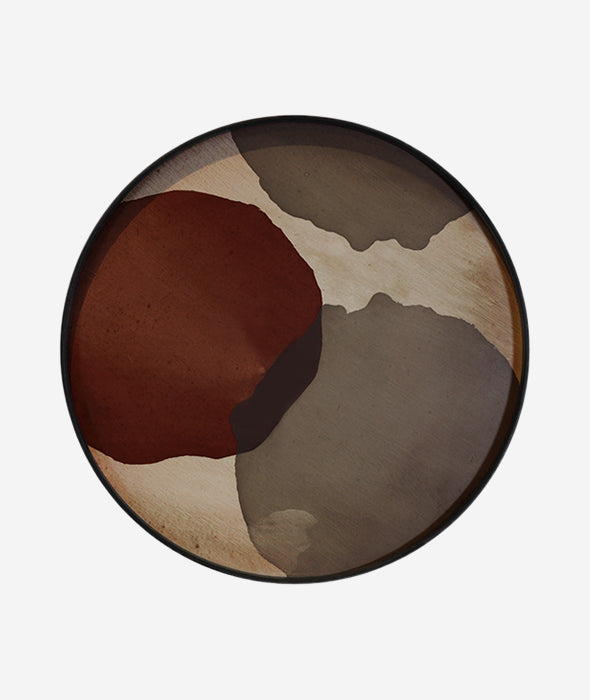 Dots Glass Round Tray - 4 Styles Ethnicraft - BEAM // Design Store