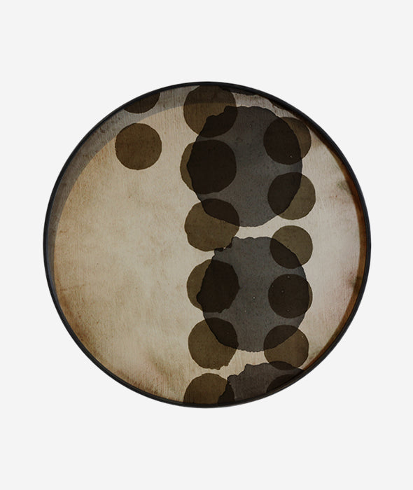 Dots Glass Round Tray - 4 Styles Ethnicraft - BEAM // Design Store