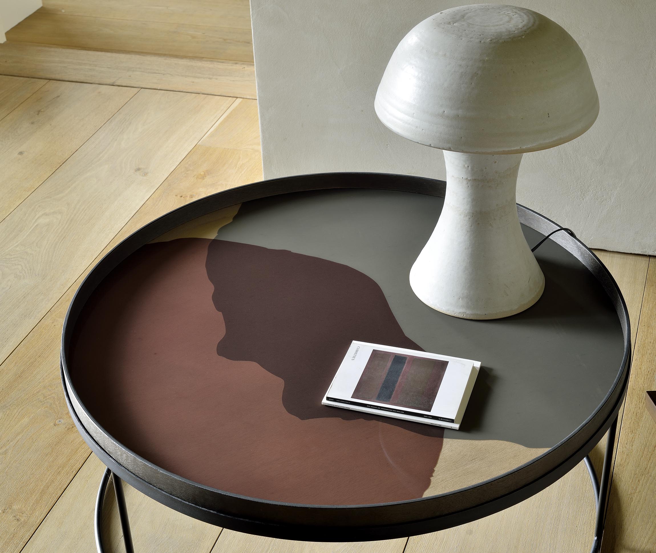 Dots Glass Round Tray - More Options