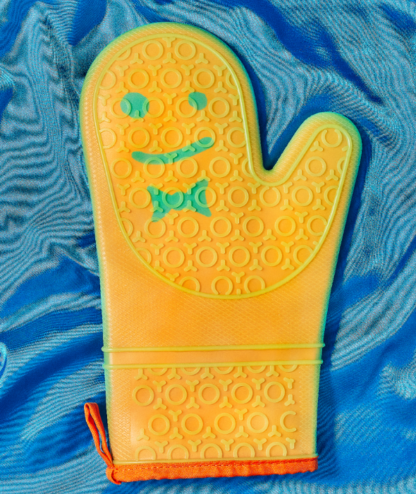 Mismatch Oven Mitt Set/2