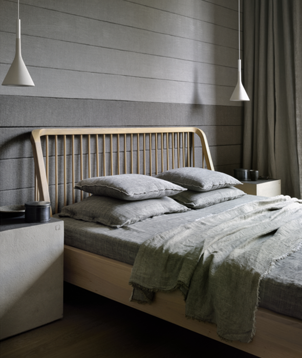 Oak Spindle Bed - 2 Sizes Ethnicraft - BEAM // Design Store