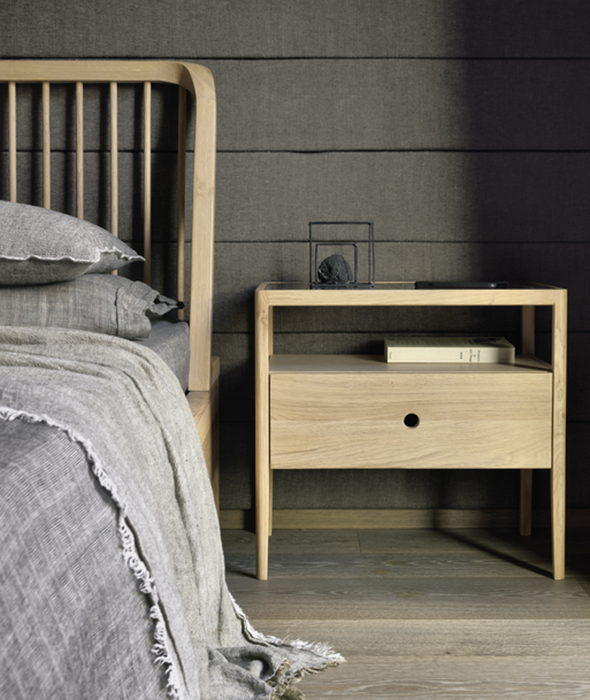 Oak Spindle Bed - 2 Sizes Ethnicraft - BEAM // Design Store