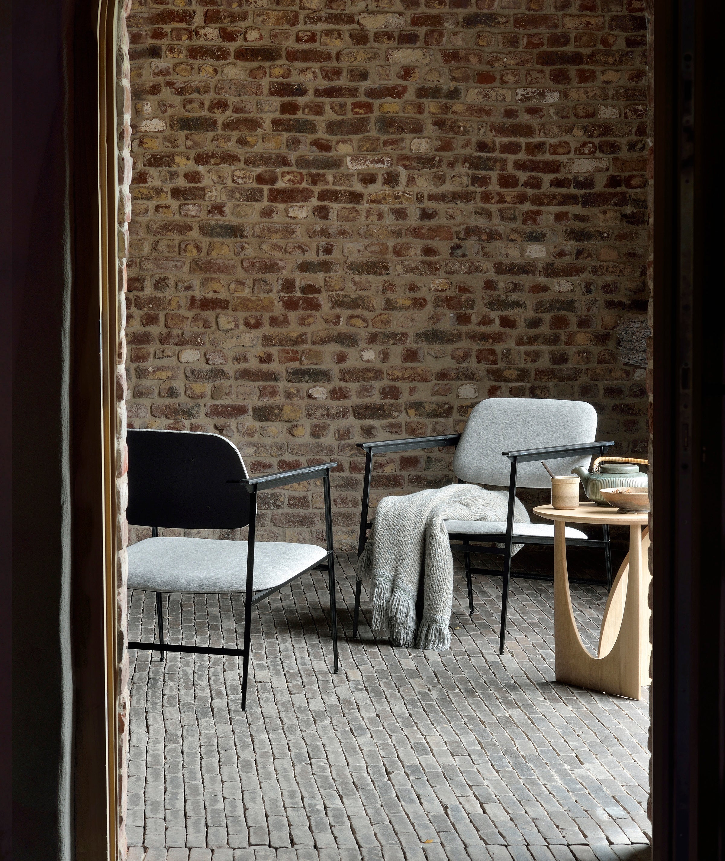 Geometric Side Table - 3 Colors Ethnicraft - BEAM // Design Store