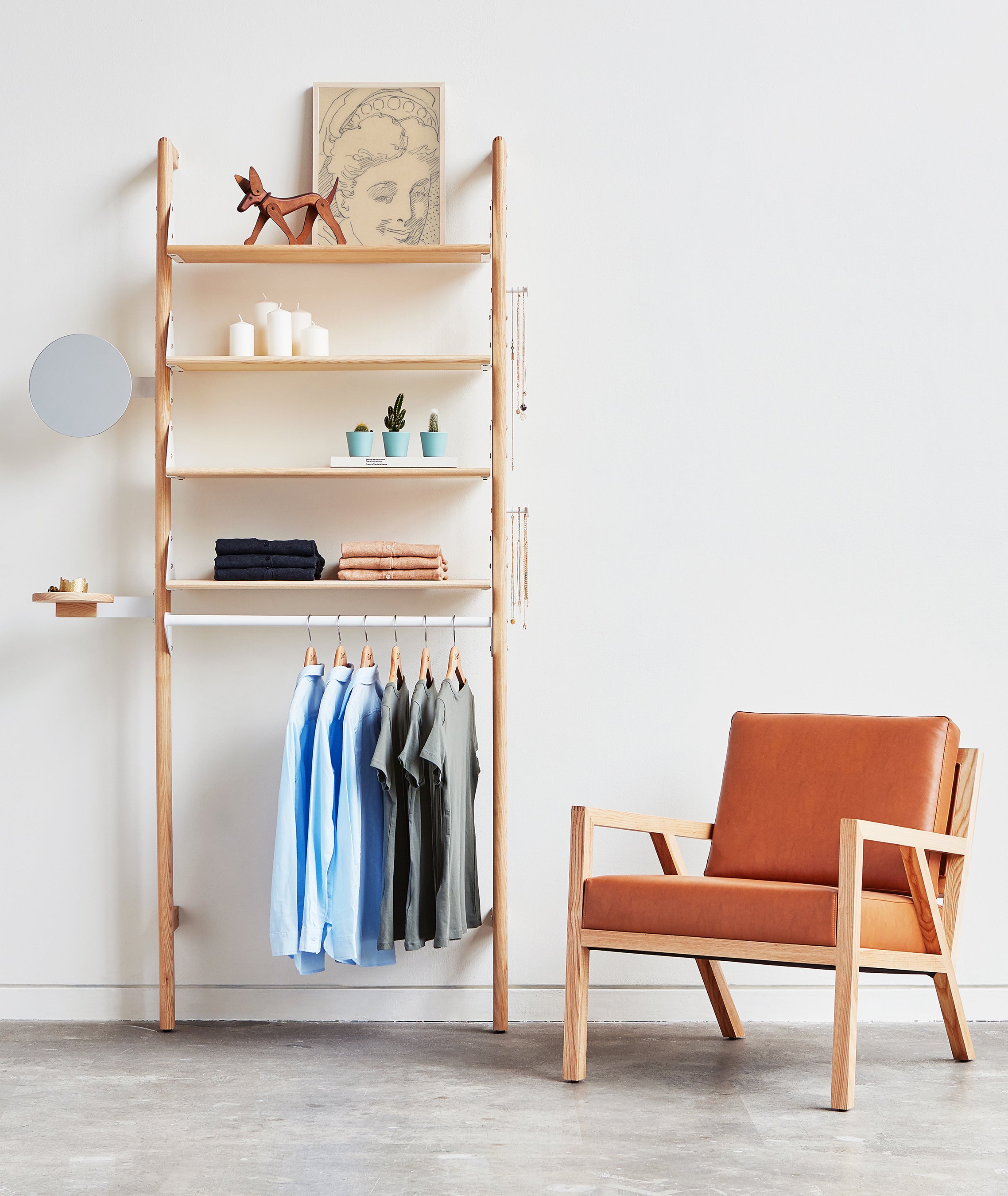 Truss Vegan Leather Chair - 2 Colors Gus* Modern - BEAM // Design Store