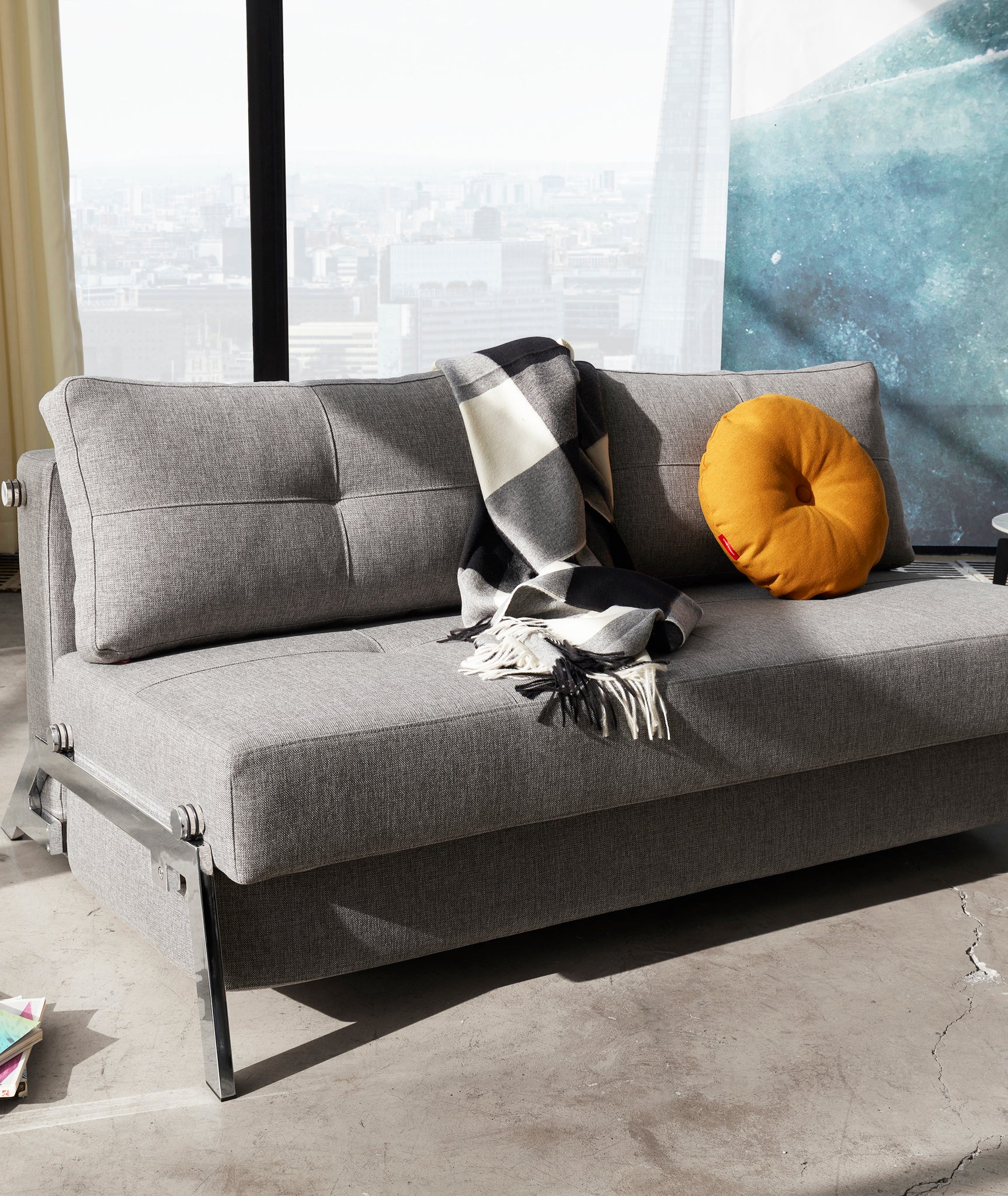 Cubed Deluxe Armless Sleeper Sofa - More Colors Innovation Living - BEAM // Design Store