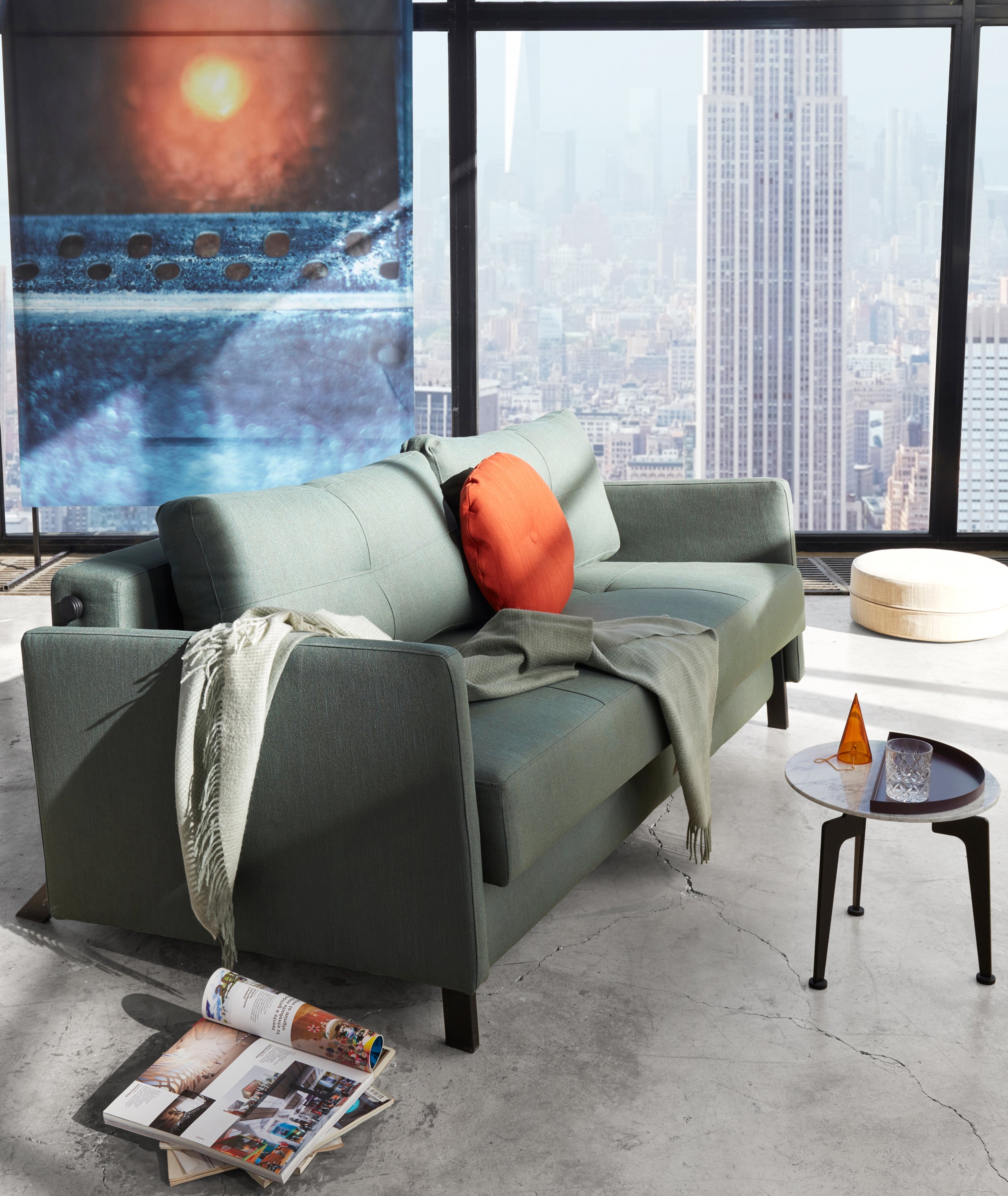 Cubed Deluxe Sleeper Sofa w/Arms - More Colors Innovation Living - BEAM // Design Store