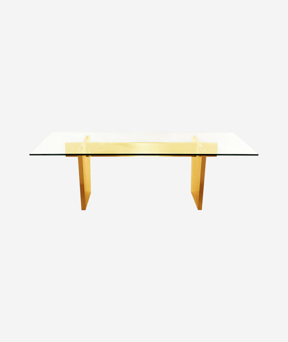 Aiden Dining Table Glass - 3 Colors Nuevo - BEAM // Design Store