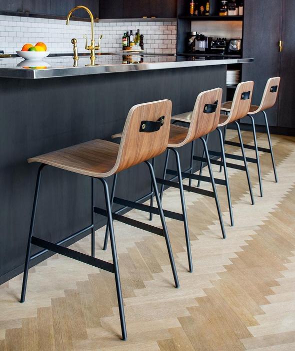 Lecture Counter + Bar Stools Set/2 - 3 Colors Gus* Modern - BEAM // Design Store