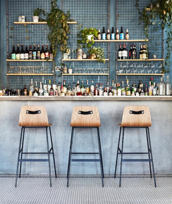 Lecture Counter + Bar Stools Set/2 - 3 Colors Gus* Modern - BEAM // Design Store