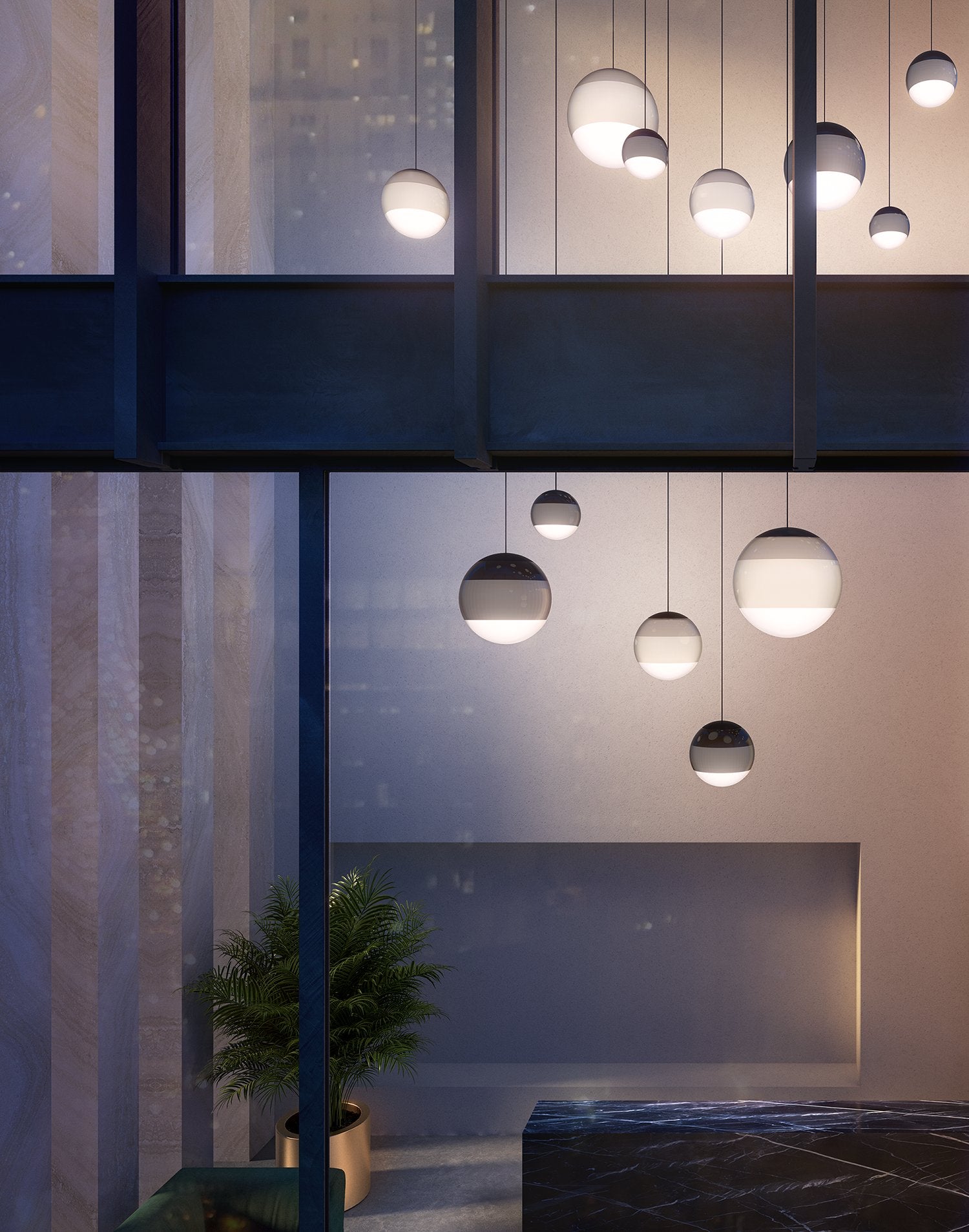 Dipping Pendant Lamp Cluster - 3 Sizes Marset - BEAM // Design Store