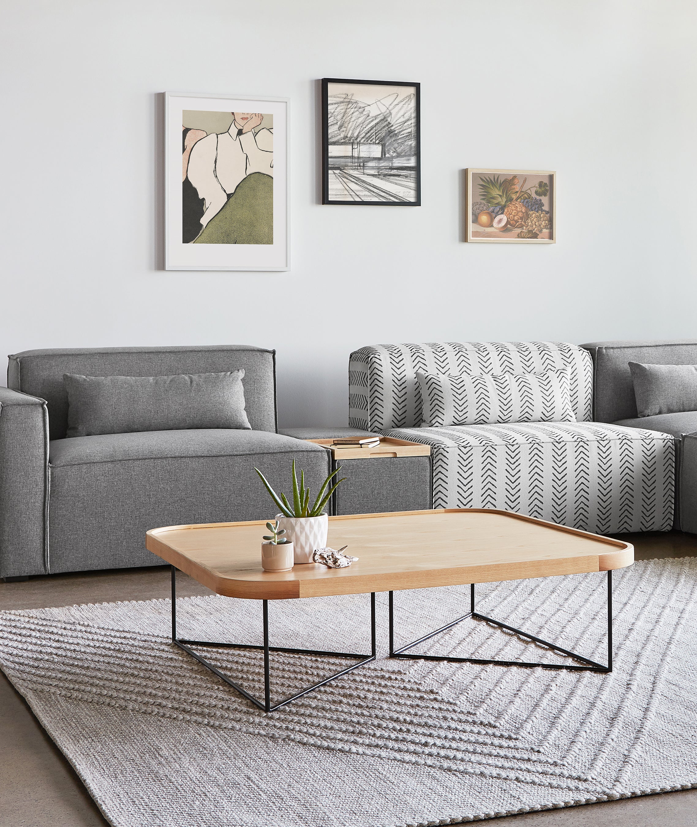 Mix Modular Armless Chair - BEAM