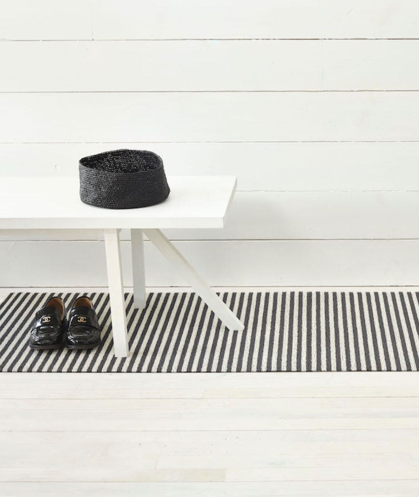 Breton Stripe Shag Floormat - More Options