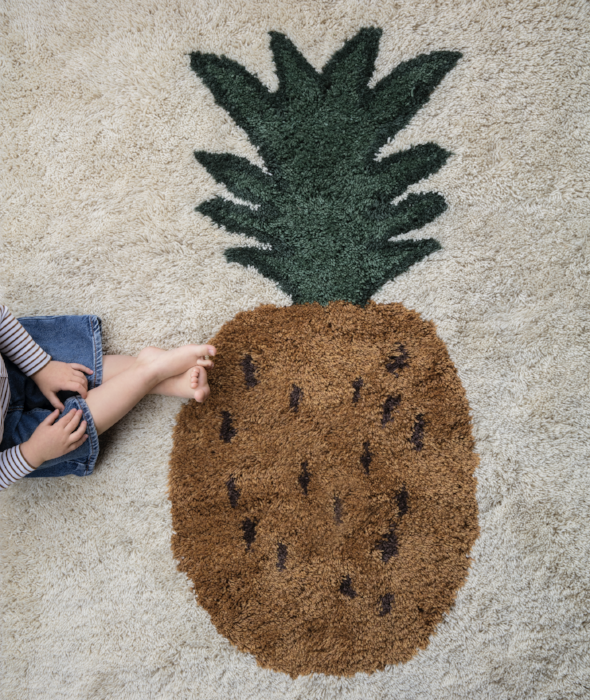 Fruiticana Tufted Pineapple Rug - 2 Sizes Ferm Living - BEAM // Design Store