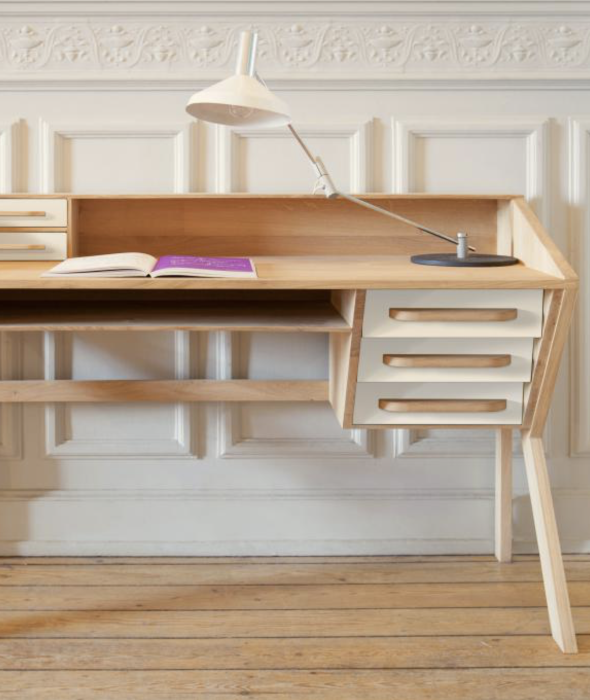 Origami Desk - 2 Colors Ethnicraft - BEAM // Design Store