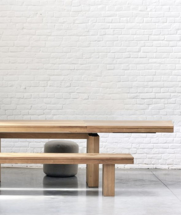 Double Extendable Dining Table - 2 Colors Ethnicraft - BEAM // Design Store