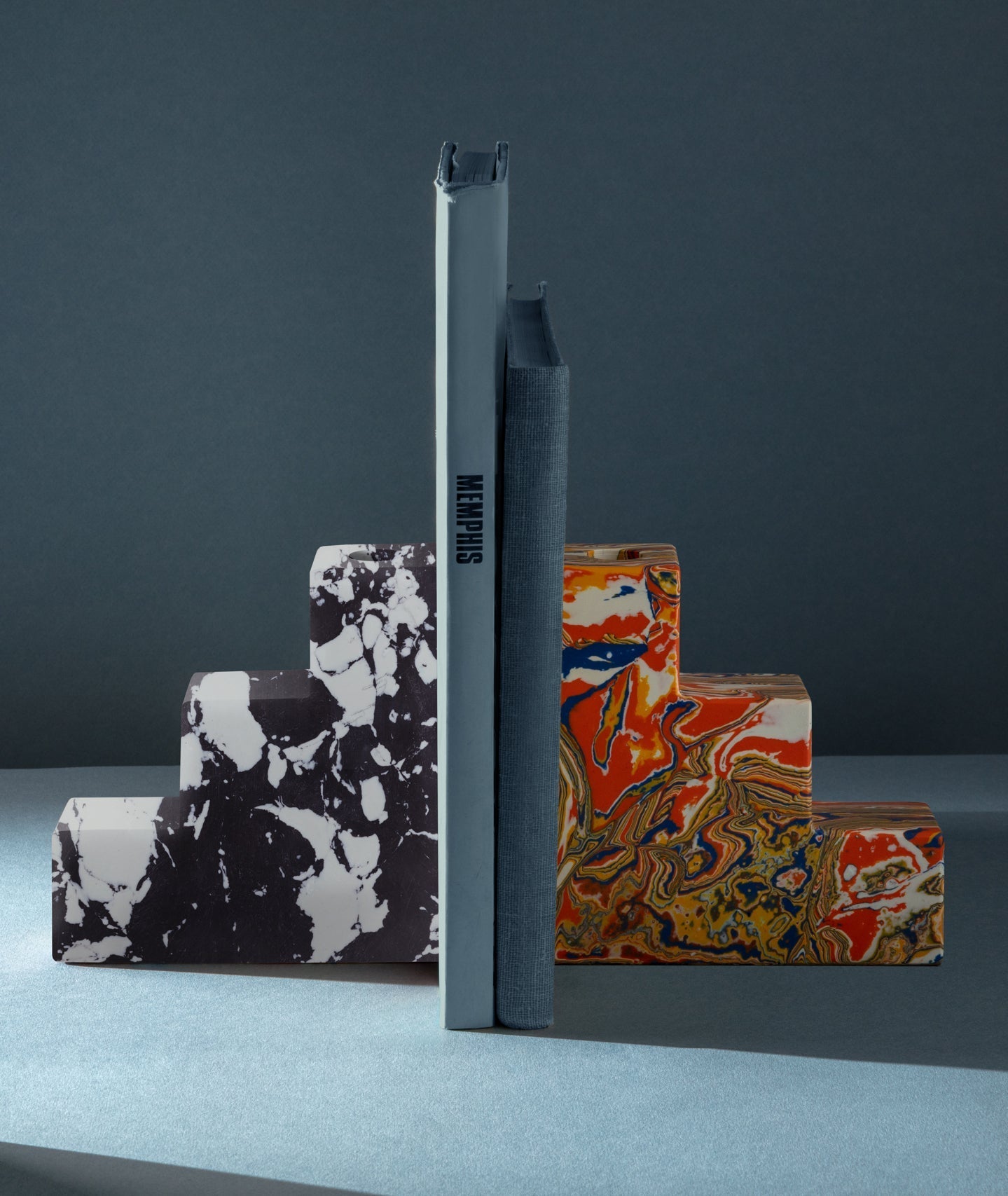 Swirl Stepped Bookend/Candleholder Set of 2 Tom Dixon - BEAM // Design Store