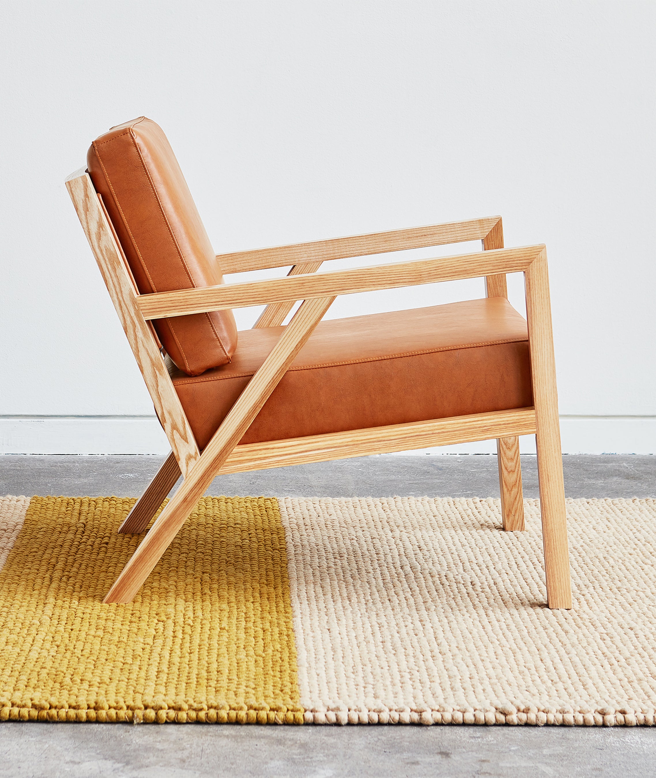 Truss Vegan Leather Chair - 2 Colors Gus* Modern - BEAM // Design Store