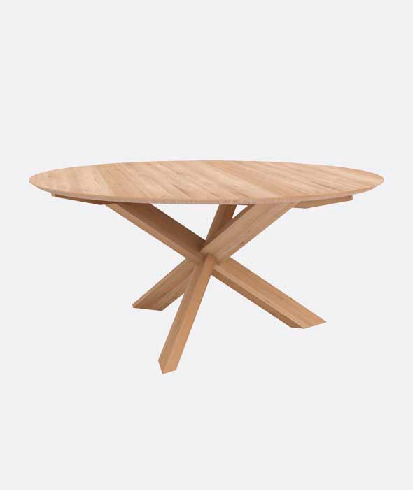 Circle Dining Table - 2 Sizes Ethnicraft - BEAM // Design Store