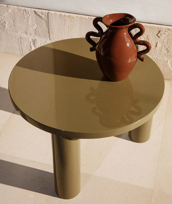 Post Lacquered Coffee Table - More Options