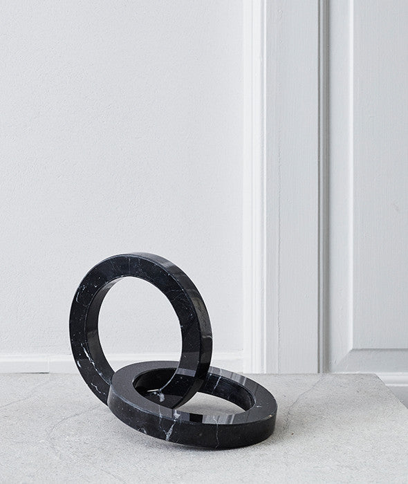 Marble Circles Sculpture Kristina Dam Studio - BEAM // Design Store