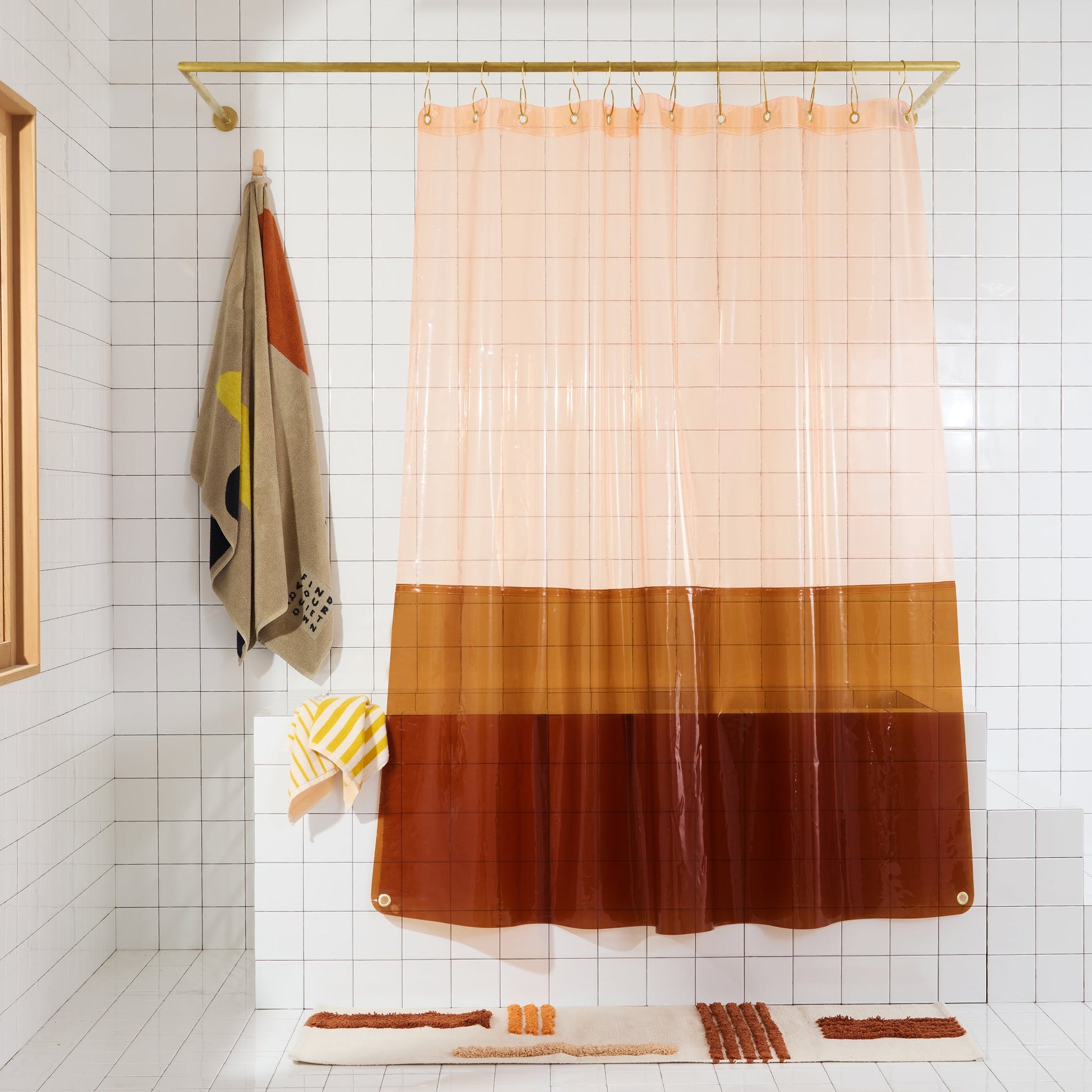 Orient Sun Shower Curtain - More Options