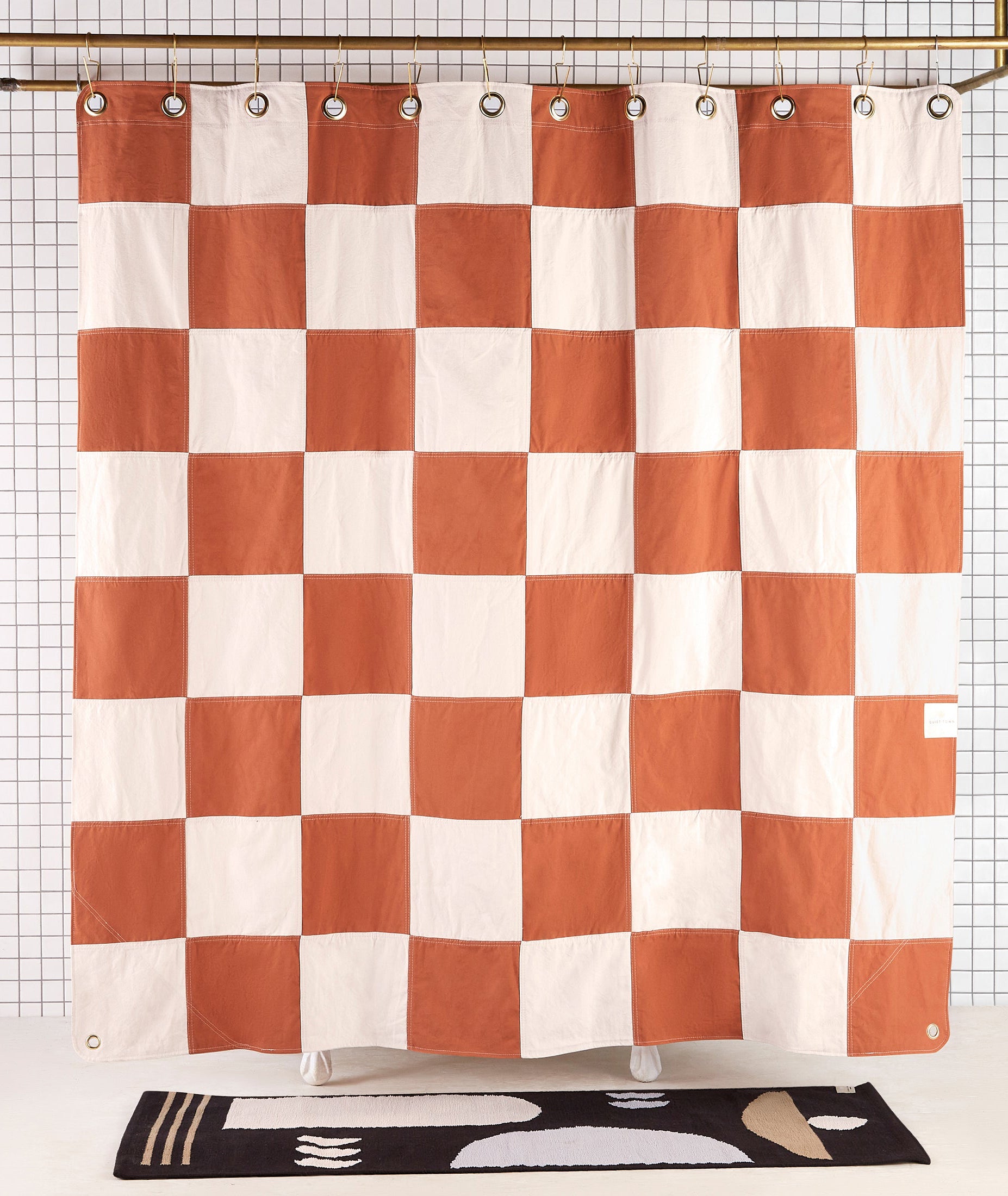 The Checker Shower Curtain - More Options