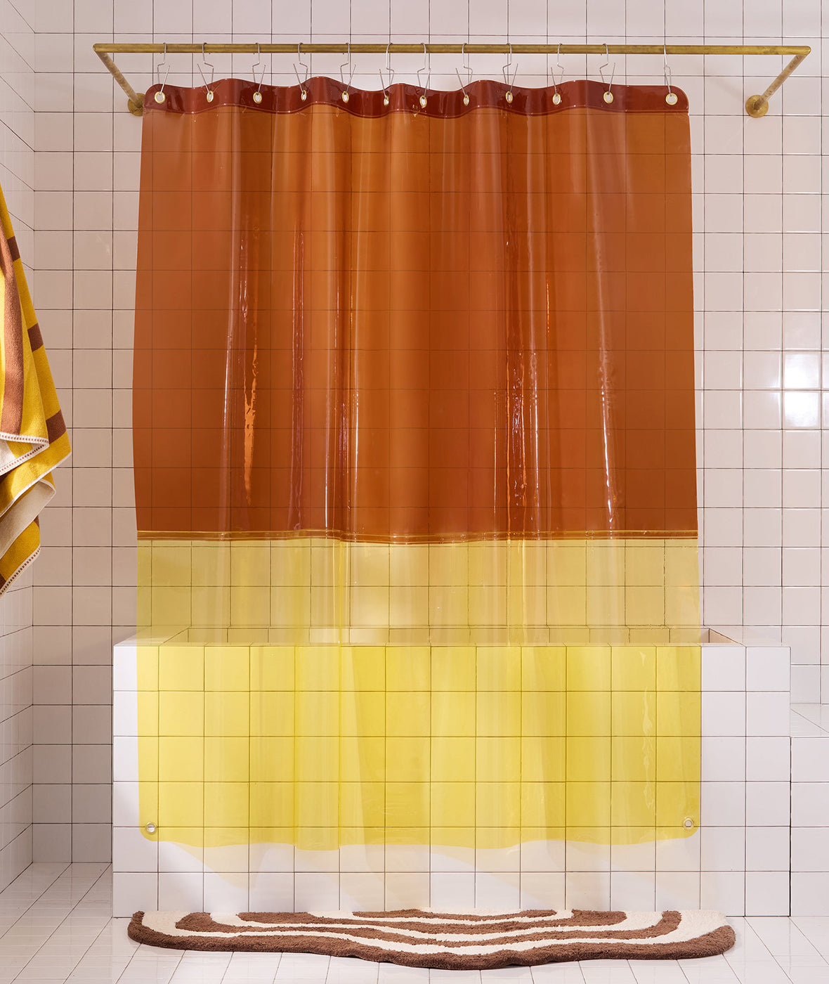 Orient Sun Shower Curtain - More Options