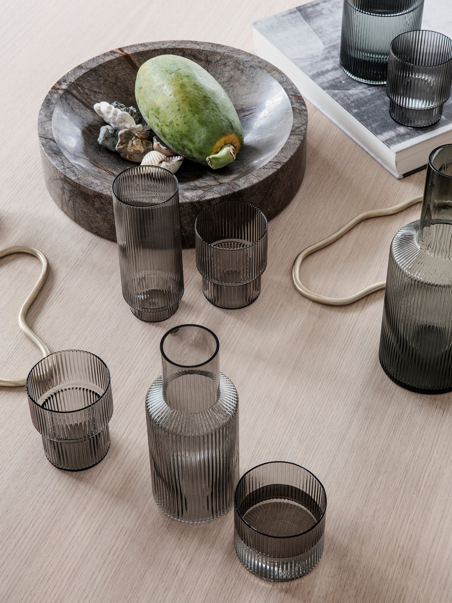 Ripple Glasses Set/4 - More Options - BEAM